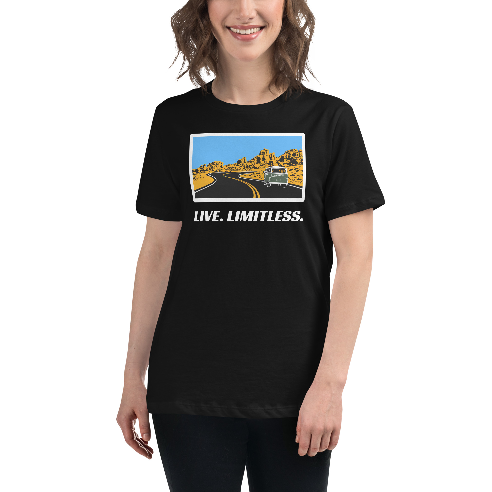 [3B Outpost] Pikes Peak Bus | Live Limitless - Women's Relaxed T-Shirt