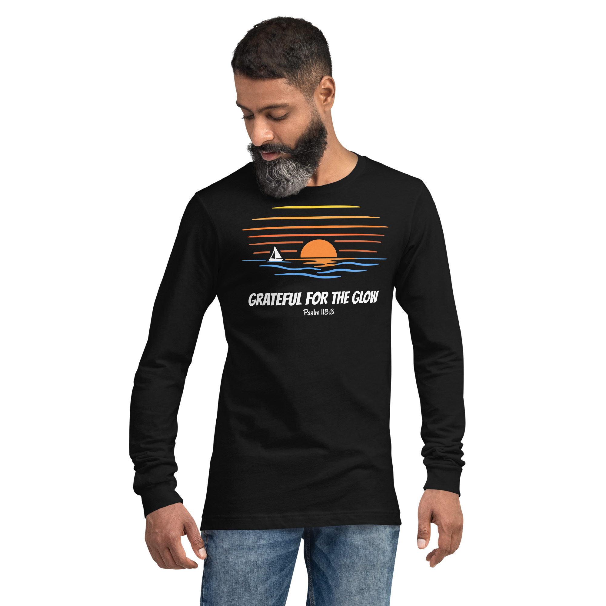 Sunset | Grateful – Long Sleeve Tee